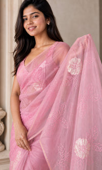 Virasat Pure Banarasi Katan Silk Saree With Gold Zari Weaving — view 5
