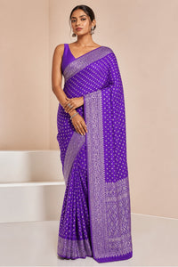 Sonarupa Crepe Silk Saree With Sonarupa Zari Weaving — view 1