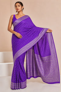 Sonarupa Crepe Silk Saree With Sonarupa Zari Weaving — view 2
