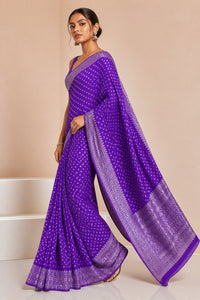 Sonarupa Crepe Silk Saree With Sonarupa Zari Weaving — view 3