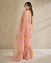 Reh Linen Silk Saree With Digital Print — view 4