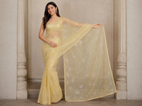 Aab Pure Organza By Satin Silk Saree With Digital Print — view 2