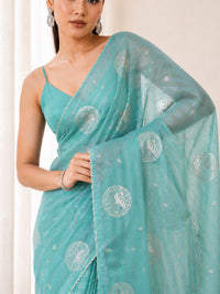 Sadhya Kota Silk Saree With Thread Work — view 5