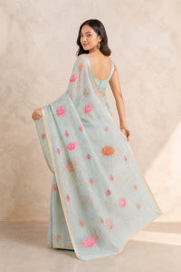 Chhaya Kota Saree With Thread Work And Applique — view 4