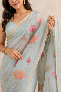 Chhaya Kota Saree With Thread Work And Applique — view 5