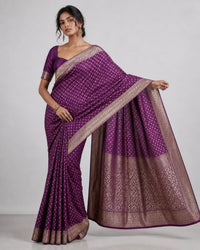 Hasta Pure Tissue Silk Saree With Hand Katdana Embroidery — view 2
