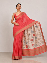 Dhoop Chanderi Saree With Digital Print — view 2