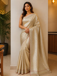 Saanjh Organza Silk Saree With Digital Print — view 1