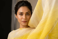 Sunlit Aura Pleated Organza Saree — view 3